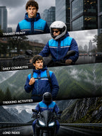 Zeel Trek Gear Blue Hues Rainwear - AZ06