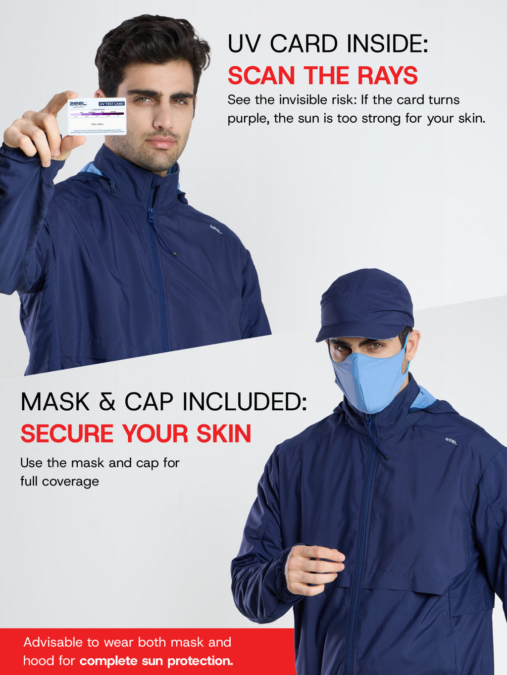 Men's Dark Blue Sun Jacket | AirDrive™