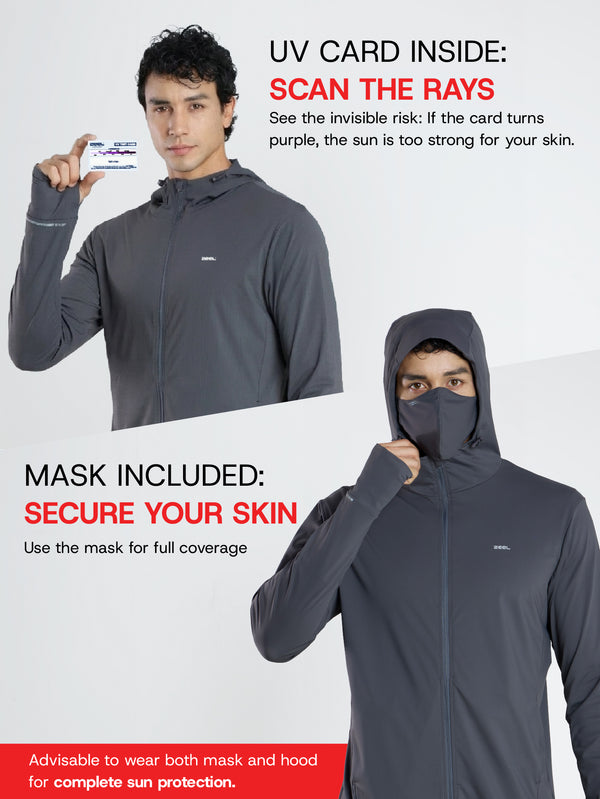 Sun Jacket AirWeave™ M Regular– DARK GREY