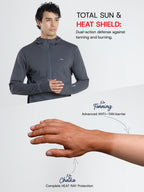 Sun Jacket AirWeave™ M Regular– DARK GREY