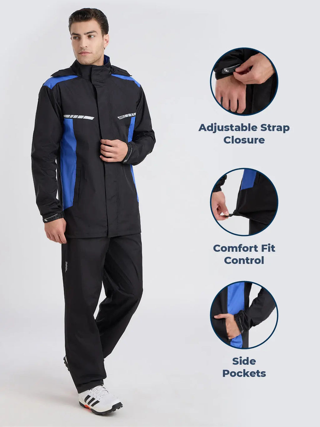 EJS502- ZEEL Premium Men Rainsuit - Zeelretail