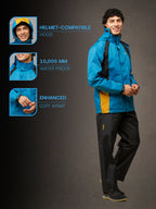 Zeel Blue Thunder waterproof Rainsuit