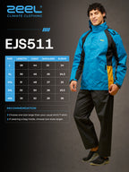 Zeel Blue Thunder waterproof Rainsuit