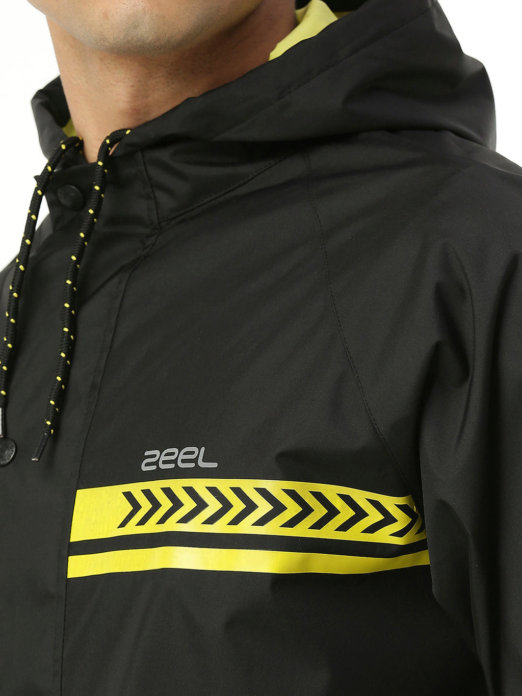 ZEEL HERO: The Ultimate Backpack-Friendly Black Raincoat - Zeelretail