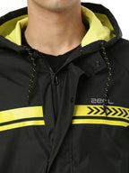 ZEEL HERO: The Ultimate Backpack-Friendly Black Raincoat - Zeelretail