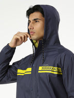 ZEEL HERO: The Ultimate Backpack-Friendly Navy Raincoat - Zeelretail