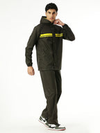 ZEEL HERO: The Ultimate Backpack-Friendly Olive Raincoat - Zeelretail