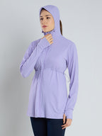 Women's Light Purple Full Length Sun Jacket | AirWeave™
