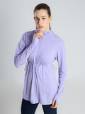 Women's Light Purple Full Length Sun Jacket | AirWeave™