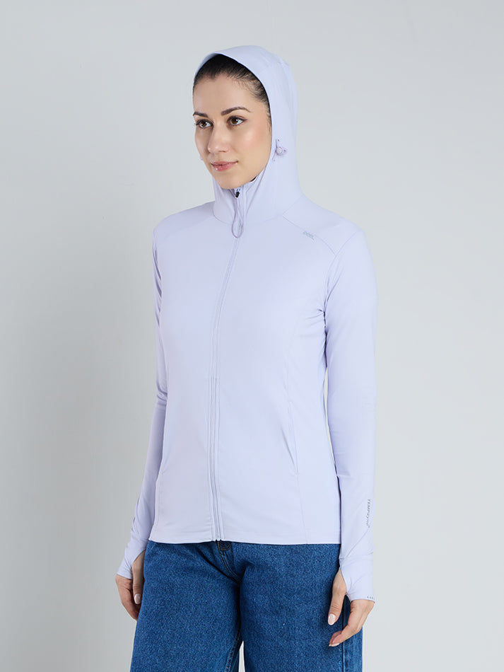 Women's Purple Mid-Length Sun Jacket | AirWeave™
