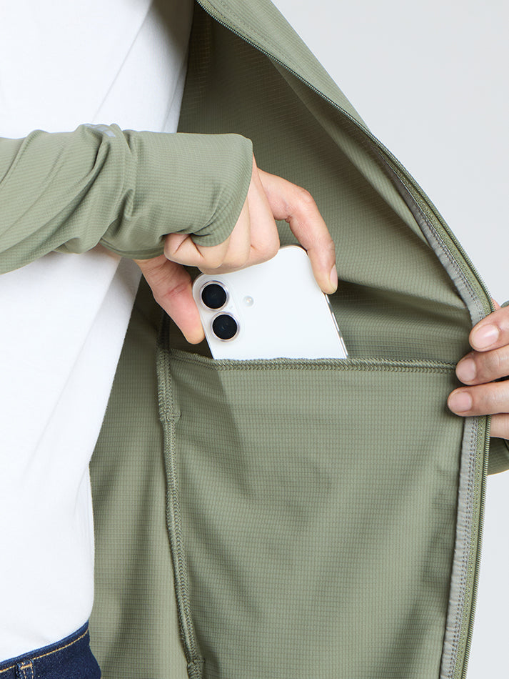 Sun Jacket AirWeave™ M Regular– OLIVE GREEN