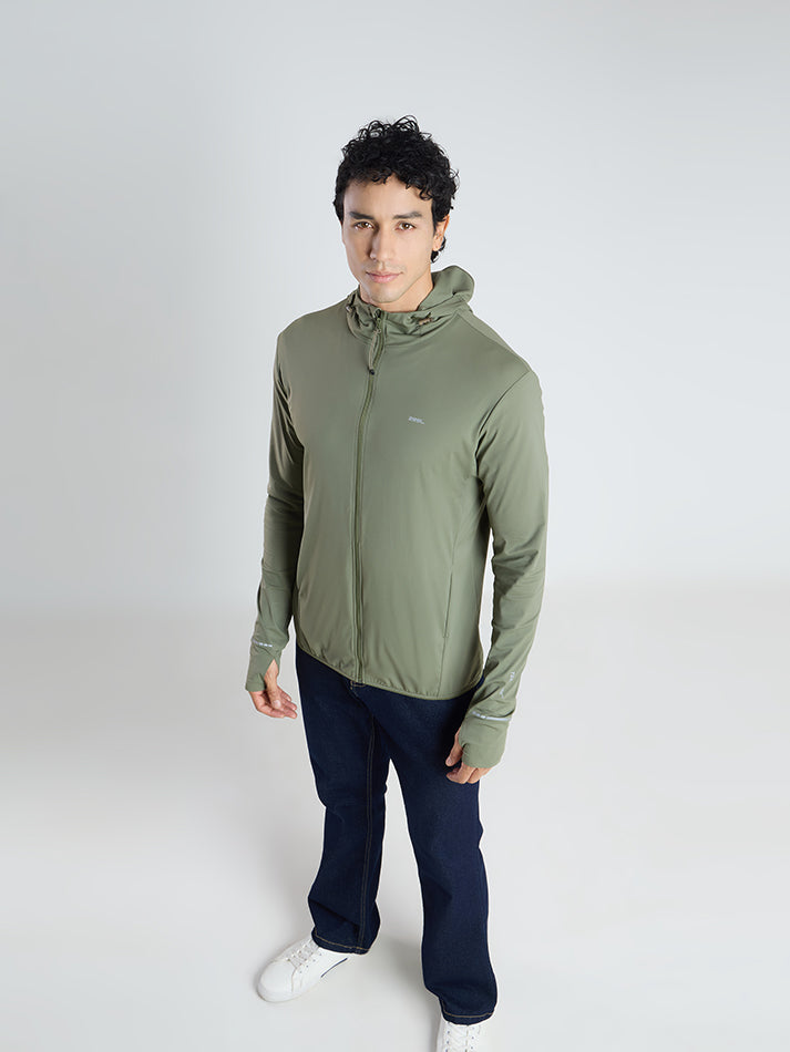 Men's Olive Green Sun Jacket | AirWeave™
