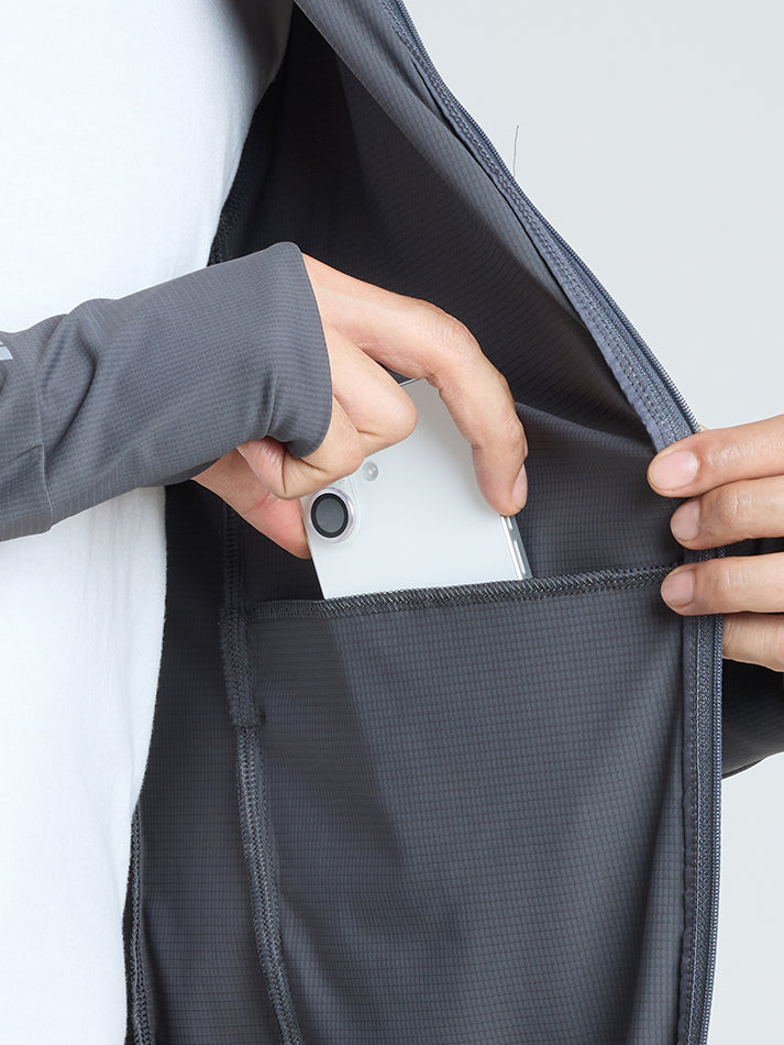 Sun Jacket AirWeave™ M Regular– DARK GREY