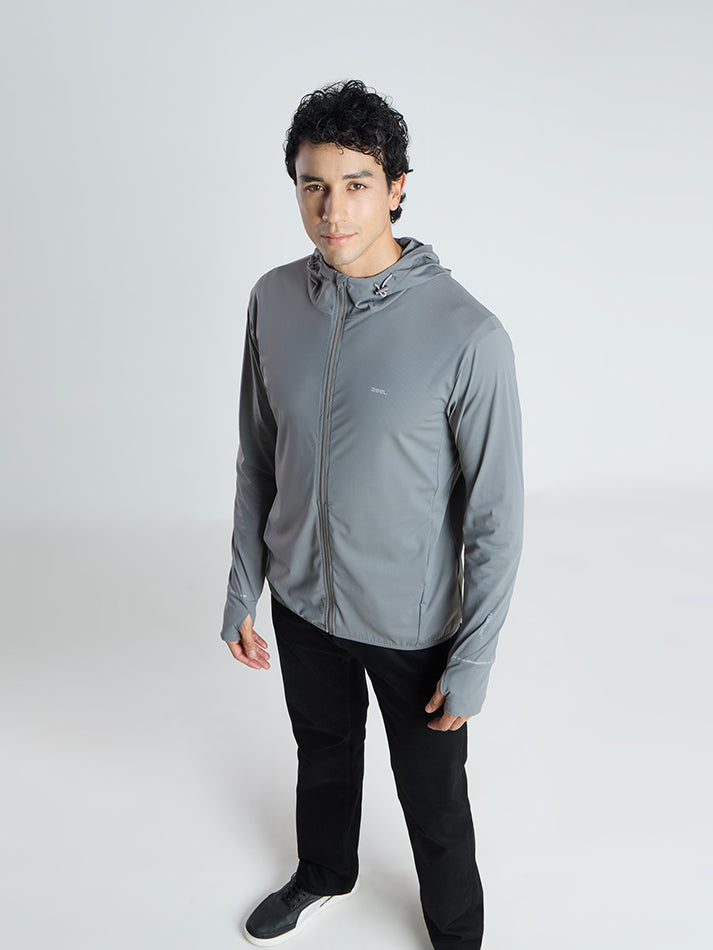 Men's Silver Grey Sun Jacket | AirWeave™