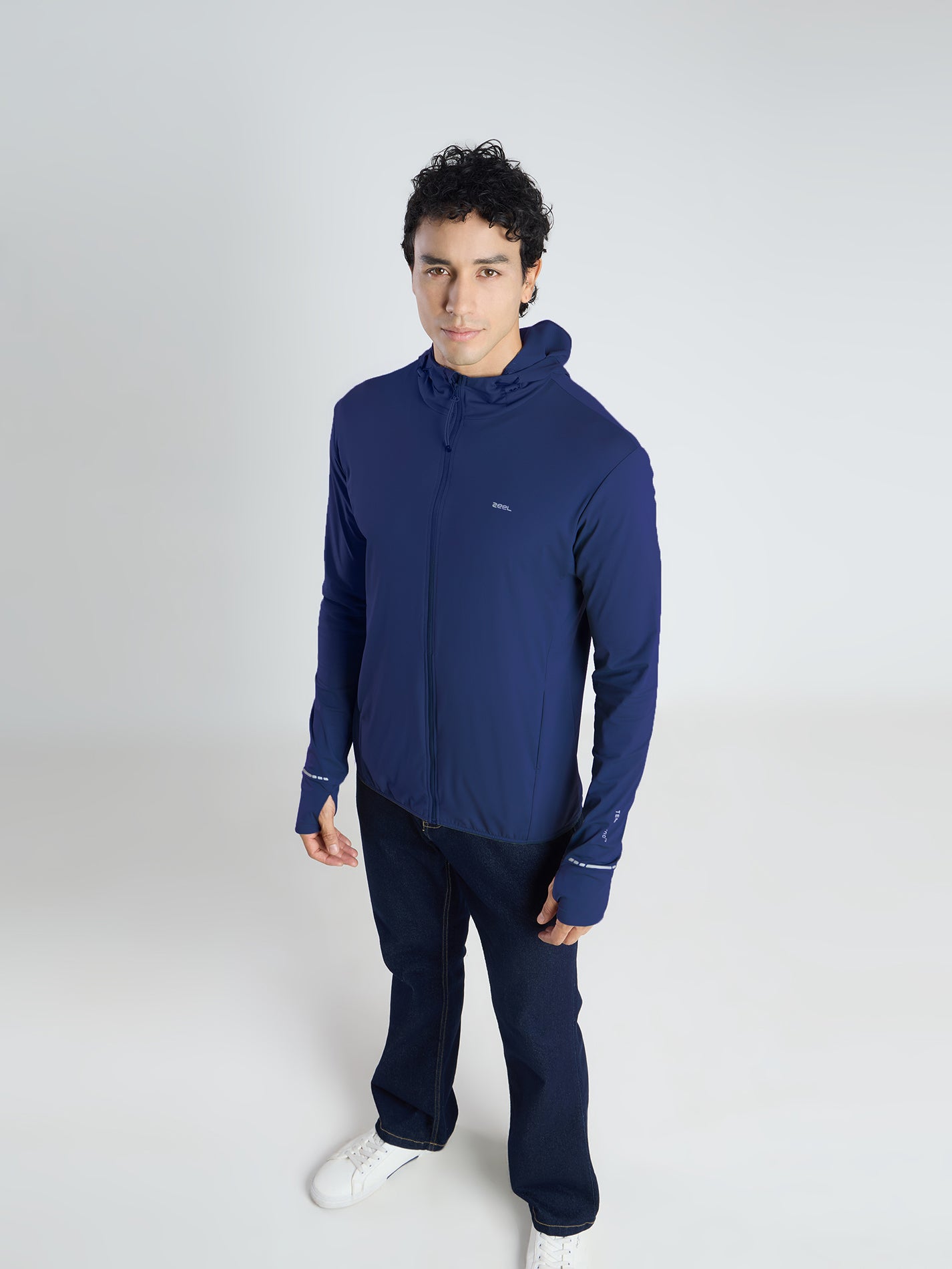 Sun Jacket AirWeave™ M Regular– Navy blue