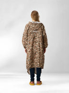 Self-Packable Camouflage Fabric Rain Poncho - Zeelretail