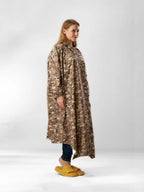 Self-Packable Camouflage Fabric Rain Poncho - Zeelretail