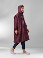 Self Packable Waterproof Wine Rain Poncho - AZ33 - Zeelretail