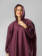Self Packable Waterproof Wine Rain Poncho - AZ33 - Zeelretail