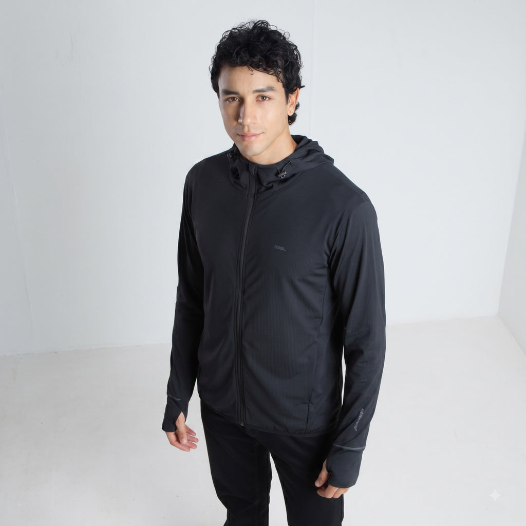Men's Daise Black Sun Jacket | AirWeave™