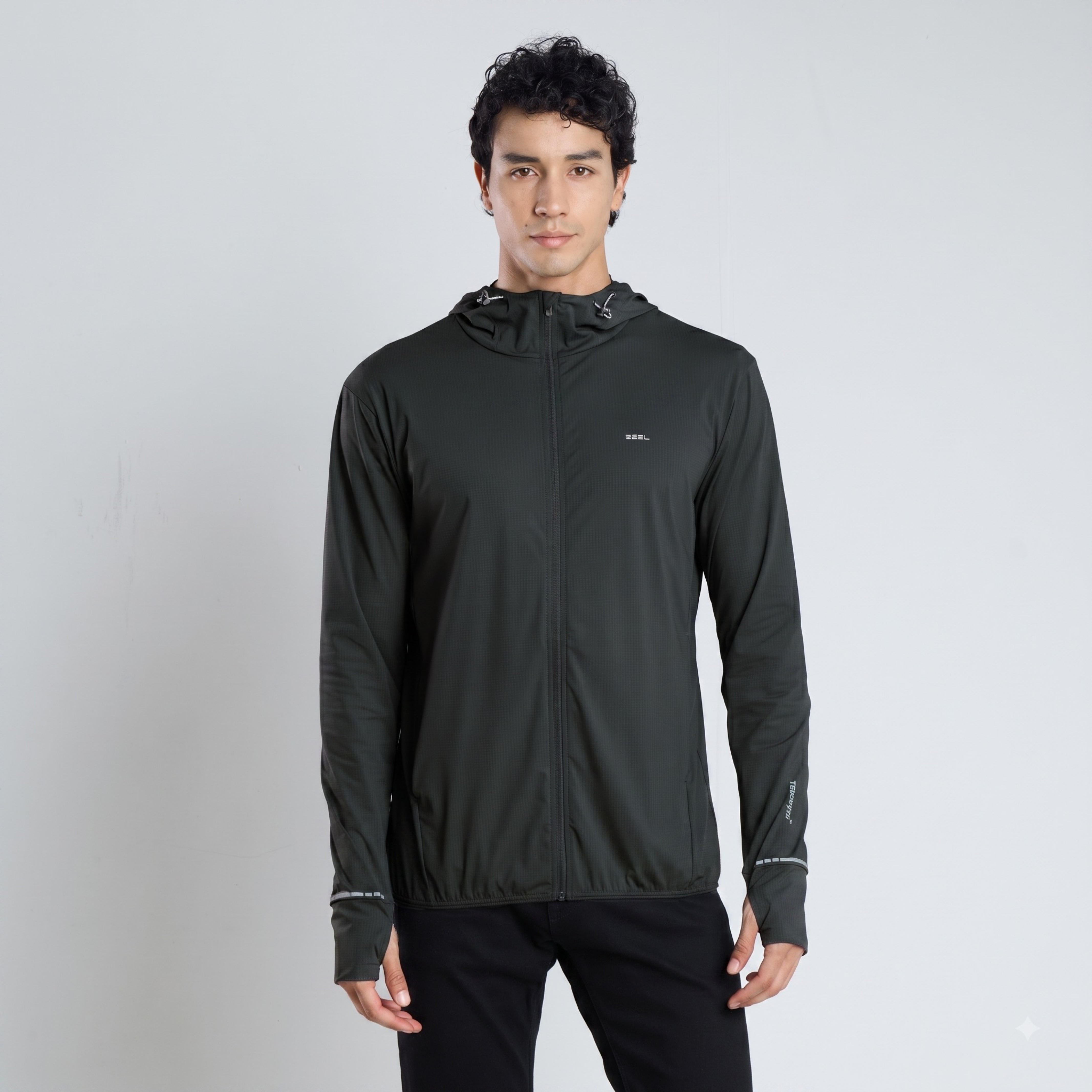 Men's Daise Black Sun Jacket | AirWeave™