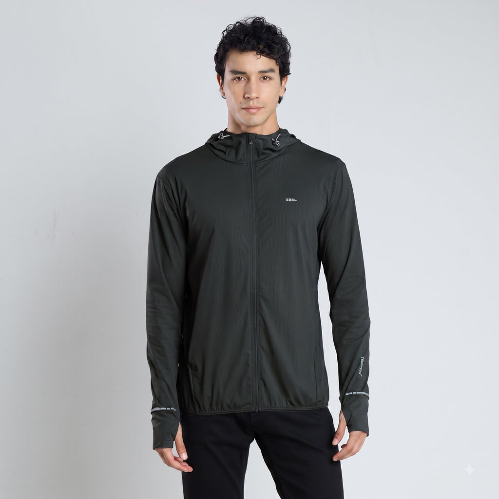 Men's Daise Black Sun Jacket | AirWeave™