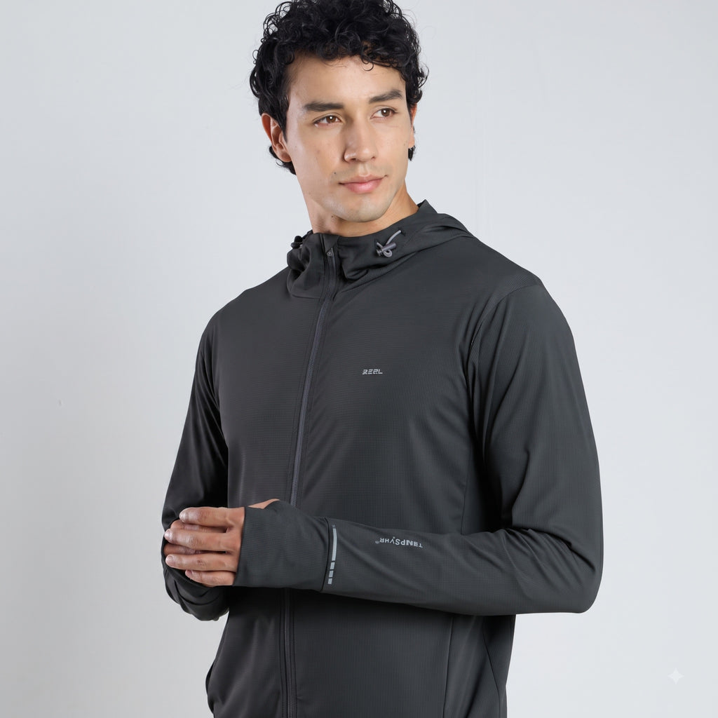 Men's Daise Black Sun Jacket | AirWeave™