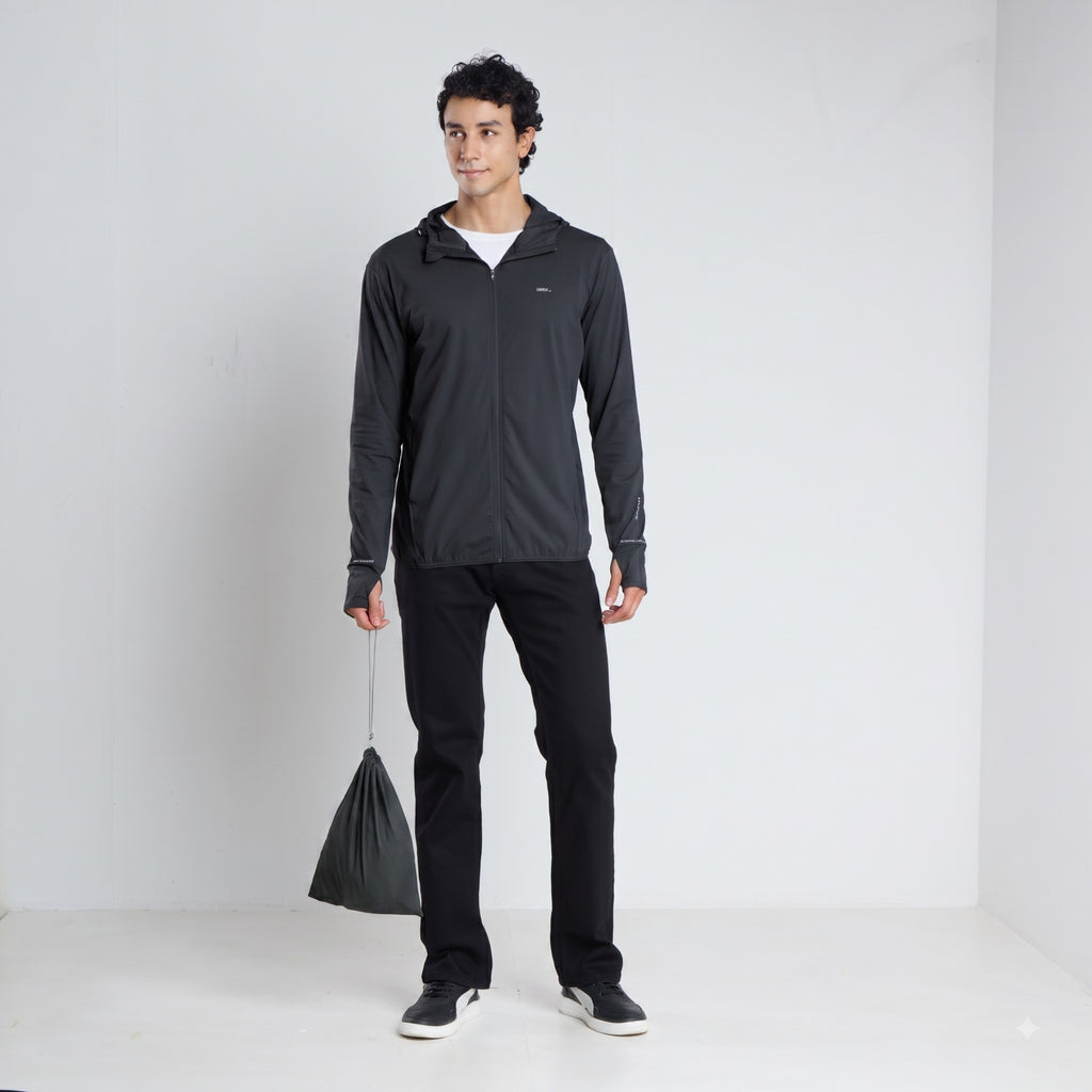 Men's Daise Black Sun Jacket | AirWeave™