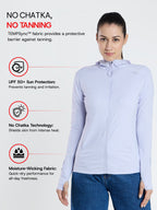 Women's Purple Mid-Length Sun Jacket | AirWeave™