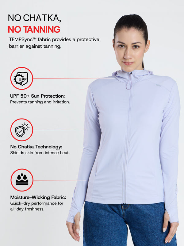 Sun Jacket AirWeave™ F Regular –PURPLE