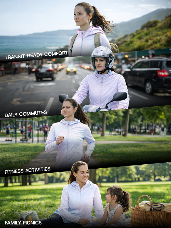 Sun Jacket AirWeave™ F Regular –PURPLE