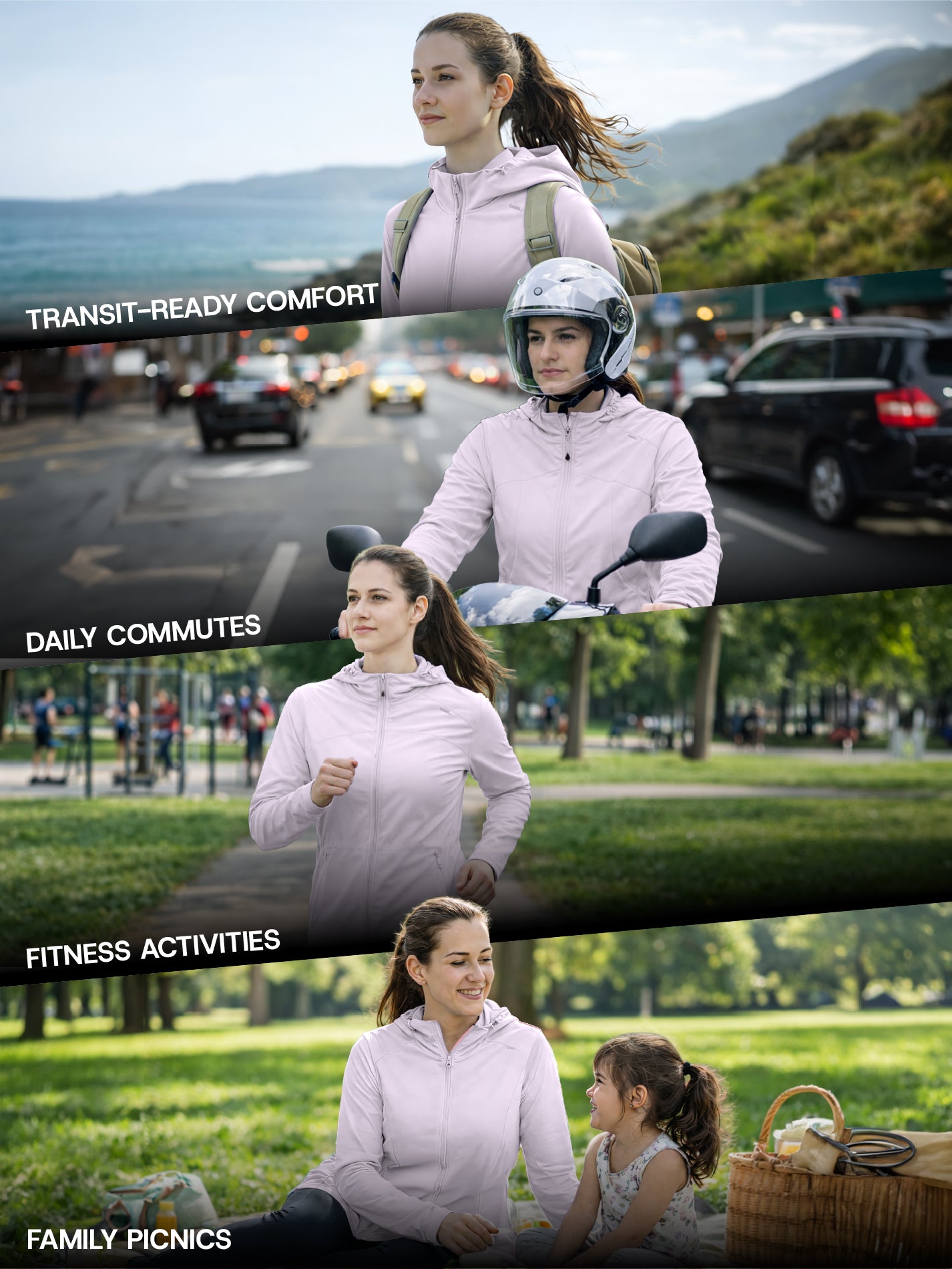 Sun Jacket AirWeave™ F Croptop - LIGHT PURPLE