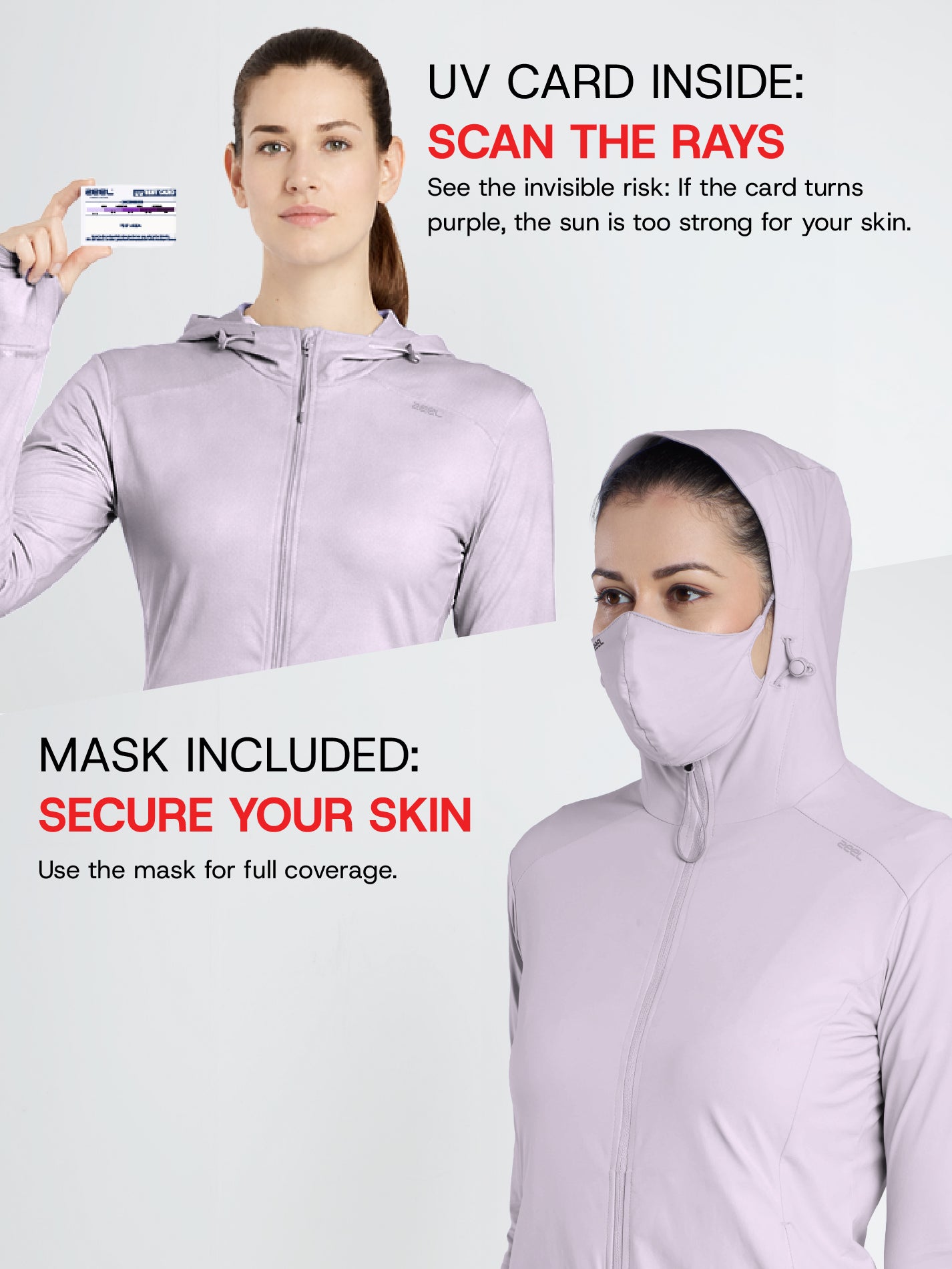 Sun Jacket AirWeave™ F Croptop - LIGHT PURPLE