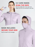 Women's Purple Crop Top Sun Jacket | AirWeave™