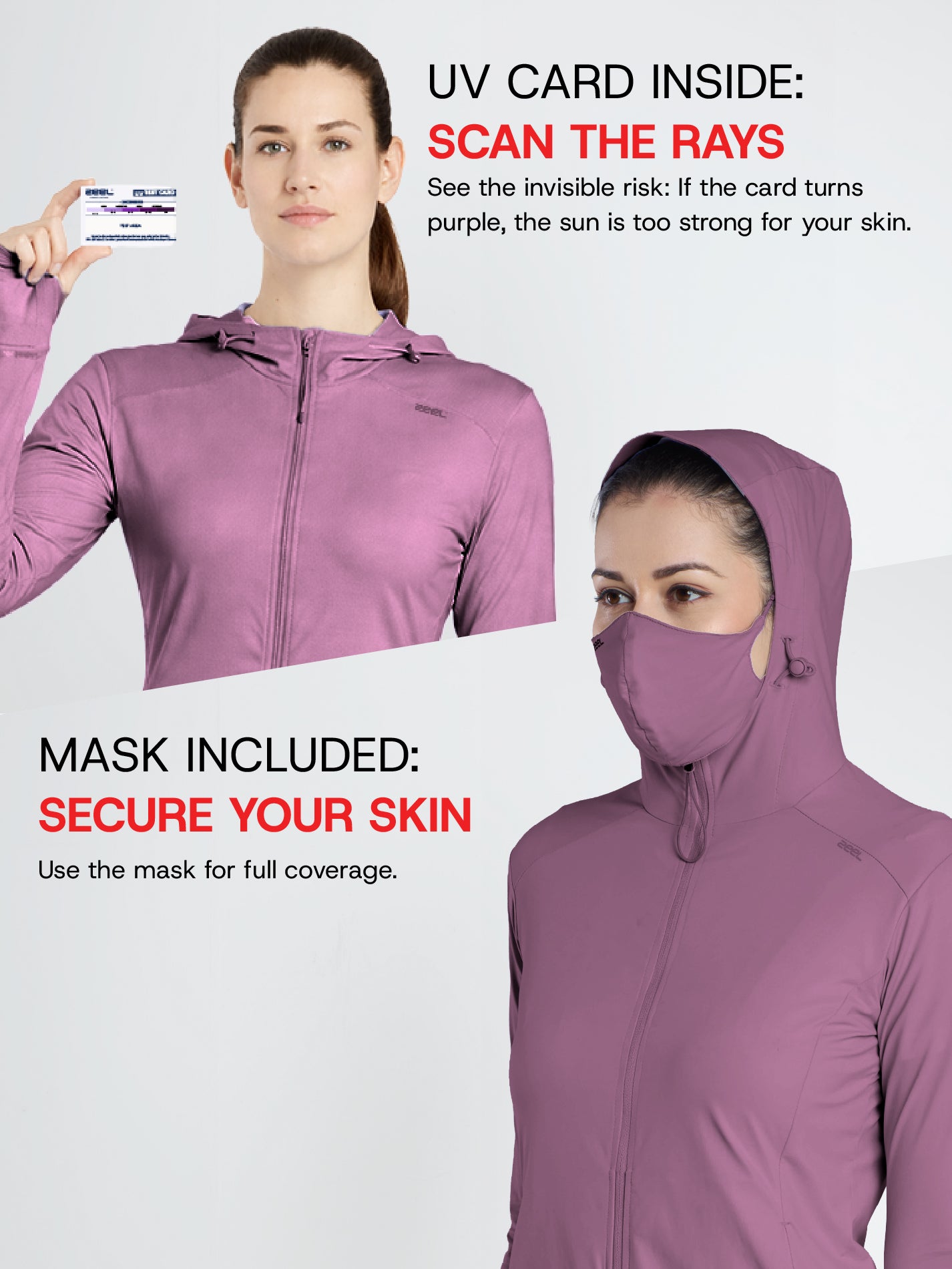 Sun Jacket AirWeave™ F Croptop - PURPLE