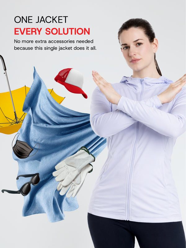 Sun Jacket AirWeave™ F Regular –PURPLE