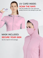Women's Pink Mid-Length Sun Jacket | AirWeave™