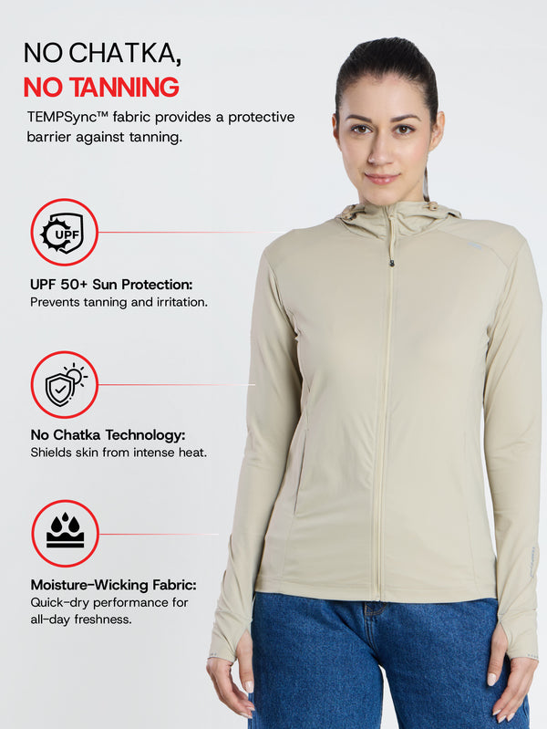 Sun Jacket AirWeave™ F Regular –COFFEE