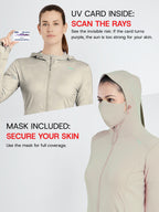 Women's Coffee Mid-Length Sun Jacket | AirWeave™