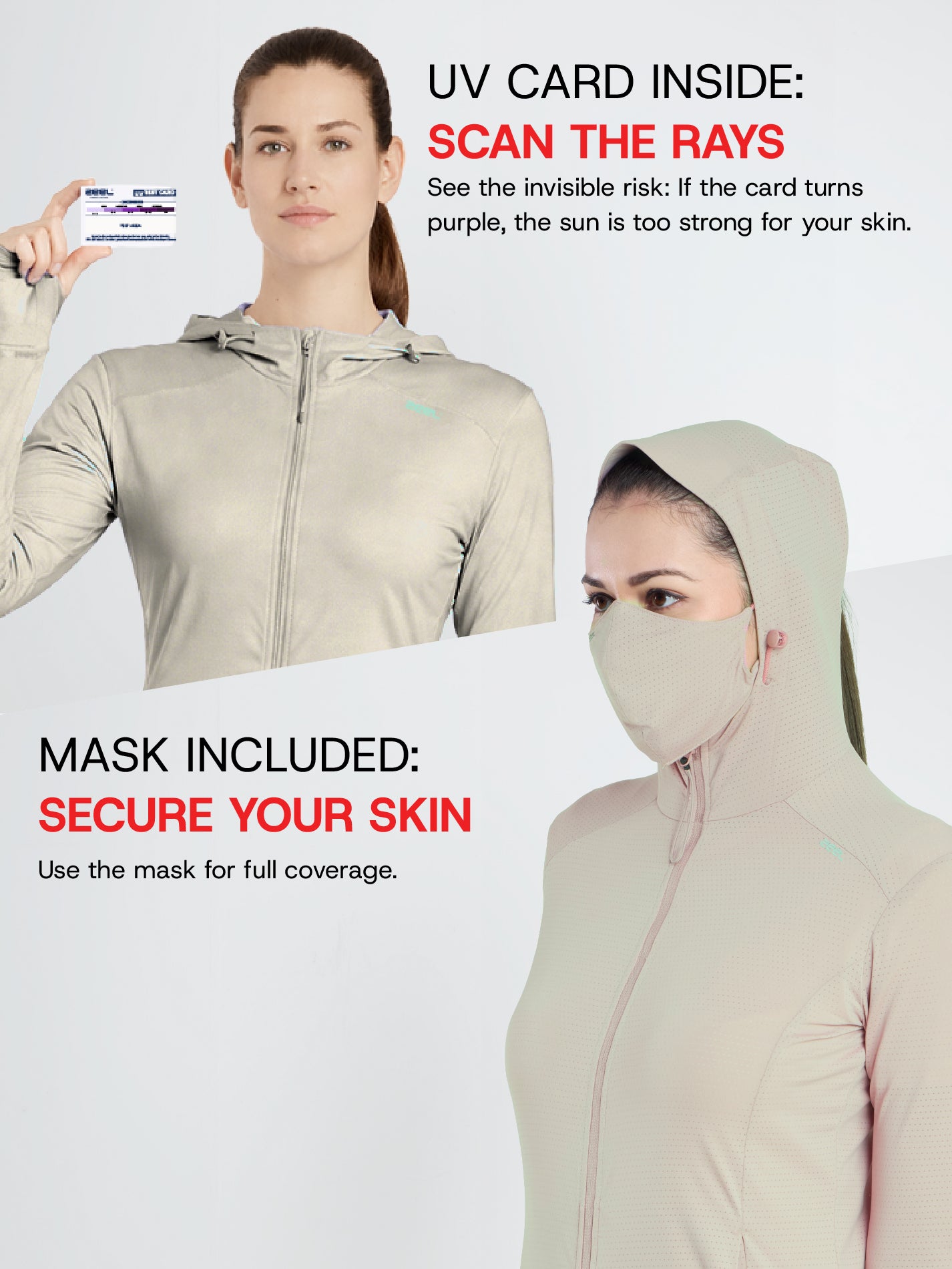 Women's Coffee Mid-Length Sun Jacket | AirWeave™