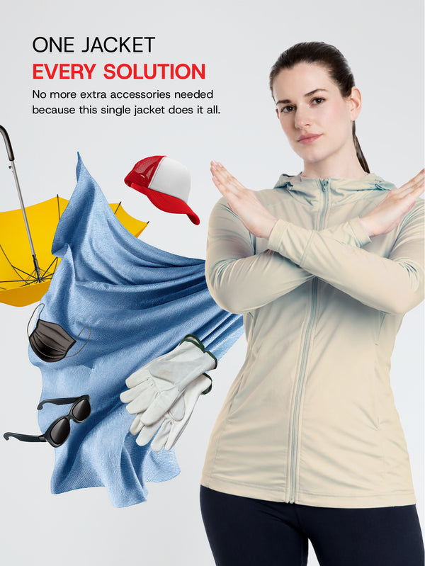 Sun Jacket AirWeave™ F Regular –COFFEE