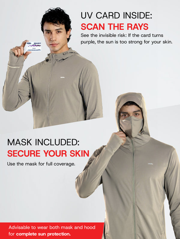 Sun Jacket AirWeave™ M Regular– KHAKI