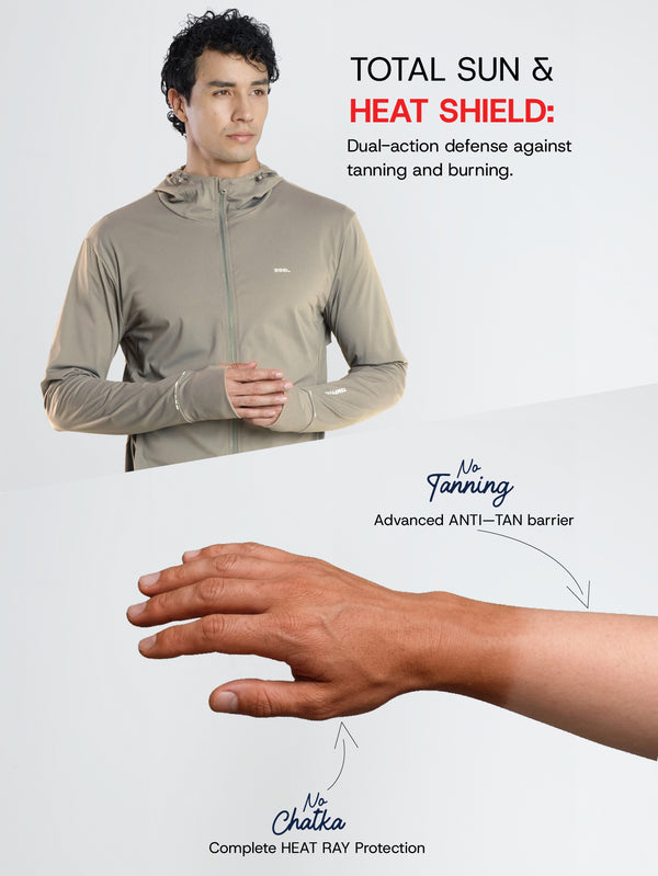 Sun Jacket AirWeave™ M Regular– KHAKI