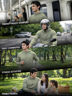 Men's Olive Green Sun Jacket | AirWeave™