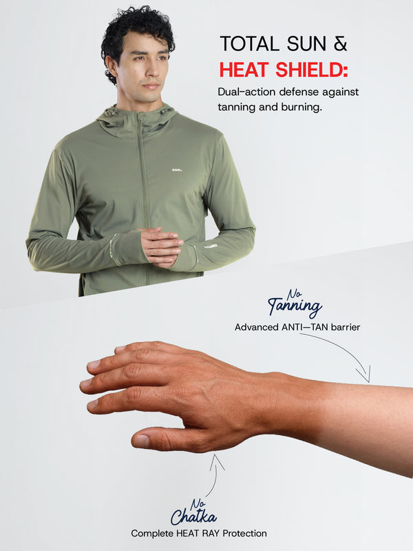 Sun Jacket AirWeave™ M Regular– OLIVE GREEN