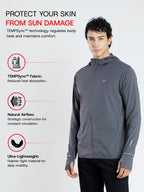 Sun Jacket AirWeave™ M Regular– DARK GREY