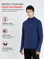 Men's Dark Blue Sun Jacket | AirWeave™