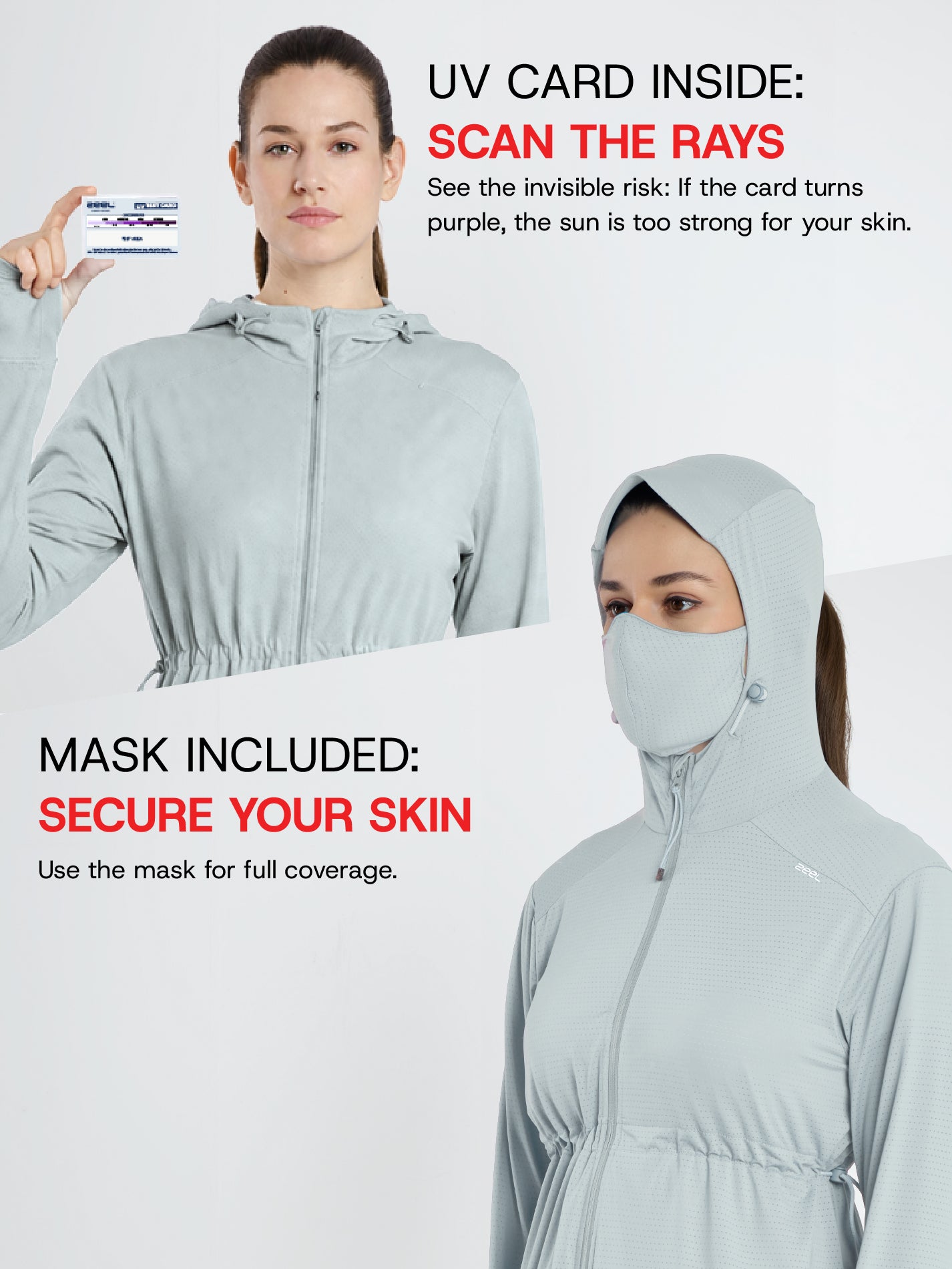 Sun Jacket AirWeave™ F Full Length -GREY