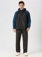 ZEEL WATERPROOF BLACK BLUE RAINSUIT - Zeelretail