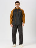 ZEEL WATERPROOF BLACK Mustard RAINSUIT - Zeelretail